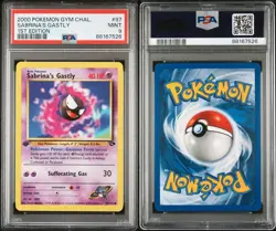 Sabrina's Gastly 97/132 - PSA 9 - Gym Challenge 1st Edition - Pokemon Card - Image 1