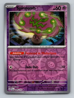 Prize Pack Series Cards #089/193 Spiritomb Reverse Holo - Image 1
