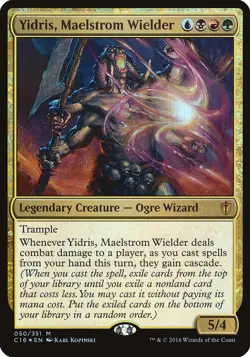 Yidris, Maelstrom Wielder (Oversized) Commander 2016 Oversized - Near Mint Foil - Image 1