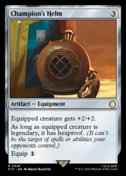 Champion's Helm - Universes Beyond: Fallout (PIP) - Image 1