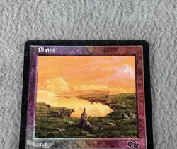 MTG Plains 1999 Arena Promo FOIL 1x HP Heavily Played Magic The Gathering - Image 4