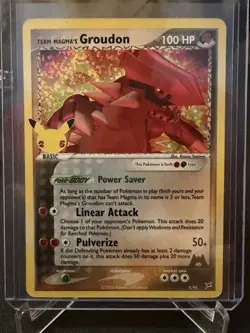 2021 Pokemon Celebrations Team Magma's Groudon | Mint - Image 1
