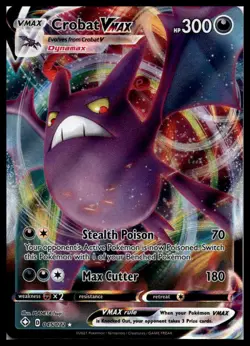 Crobat VMAX 045/072 Shining Fates Pokemon Card | NM - Image 1