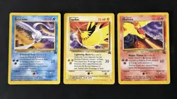 POKEMON TCG - MOLTRES #21/ARTICUNO #22/ZAPDOS #23 Promo Bundle LP - Image 1