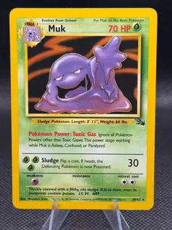 Muk 28/62 - Pokemon TCG Fossil Unlimited WOTC - LP - Image 1