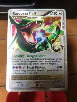 Rayquaza C Lv.X 146/147 Supreme Victors Ultra Rare Pokemon Card 2009 HP - Image 1