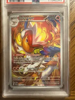 2024 Pokemon TCG Twilight Masquerade Infernape #173 Illustration Rare - Image 2