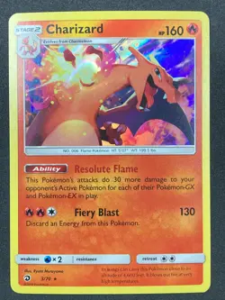 Pokemon TCG Charizard 3/70 Holo Rare Dragon Majesty 2018 MP Condition - Image 1