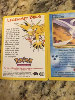 Pokemon Legendary Birds Moltres Zapdos Articuno Black Star - Image 2