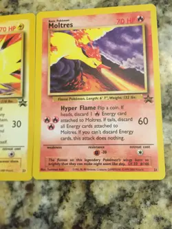 Pokemon Legendary Birds Moltres Zapdos Articuno Black Star - Image 5