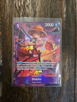 One Piece Shanks (Alt Art) OP13-065 R Carrying on His Will English - Image 1