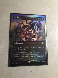 1x No Mercy Borderless NM Foil - Dominaria Remastered DMR Magic MTG x1 - Image 1
