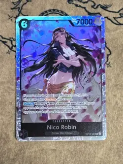 One Piece Card Game Nico Robin OP12-087 Super Rare NM English - Image 1
