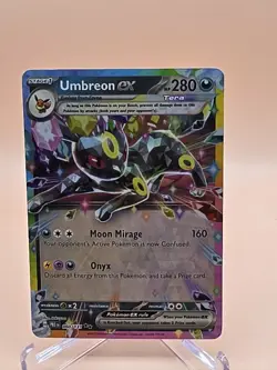 Pokemon Umbreon ex 060/131 Sv: Prismatic Evolutions Double Rare Holo EX Card TCG - Image 1