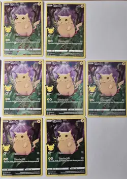 Pokemon Pikachu Celebrations Card 005/025 lot of 16 - Image 2