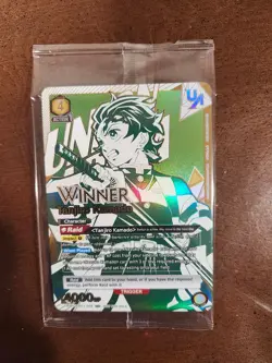 Tanjiro Kamado (008) Winner promo card - Demon Slayer - Union Rare - Sealed! - Image 1