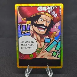 Don!! Card - Gol.D.Roger - Gold Frame - One Piece: Carrying On His Will - Image 1