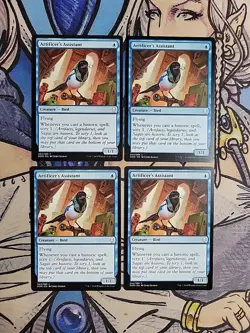 4x Artificer's Assistant - NM/M Dominaria DOM MTG Magic - Image 1