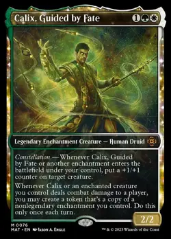 1 x Calix, Guided by Fate - Foil - Showcase - March of the Machine: The Aftermat - Image 1