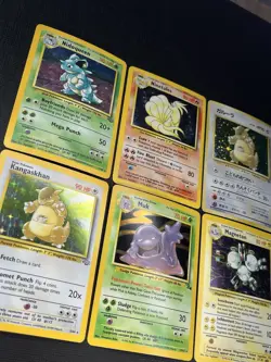 (lot of 6) Vintage Holos Pokemon TCG Base Set Ninetales, Jungle Nidoqueen +MORE - Image 4