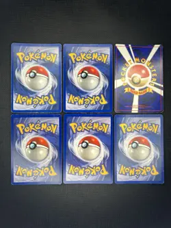 (lot of 6) Vintage Holos Pokemon TCG Base Set Ninetales, Jungle Nidoqueen +MORE - Image 5