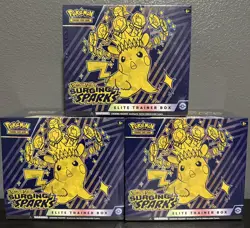 [Lot of 3] Pokemon TCG Surging Sparks Elite Trainer Box ETB Sealed - 27 packs + - Image 1