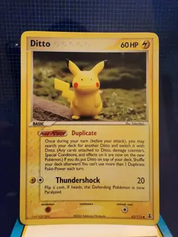 Vintage Pokemon TCG 2005 Ditto - (Pikachu) 063/113 Delta Species Regular - Image 1