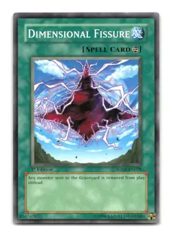 Dimensional Fissure - SDDE-EN028 1st Edition - YuGiOh-LP - Image 1