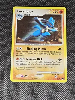 Pokemon Card - Lucario POP Series 8 2/17 Holo Rare NM - Image 1