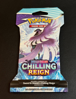 Pokemon TCG: Sword & Shield - Chilling Reign Sleeved Booster Pack (10 Cards) 820650828478 - Image 1