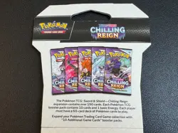 Pokemon TCG: Sword & Shield - Chilling Reign Sleeved Booster Pack (10 Cards) 820650828478 - Image 3