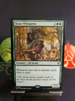 Beast Whisperer Commander: Murders at Karlov Manor Regular MKC 166 Rare Creature - Image 1