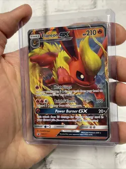 Pokemon TCG Flareon GX Black Star Promo SM171 Holo Card HP Heavily Played - Image 4