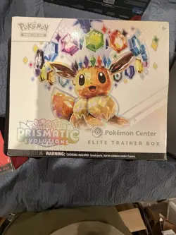 Prismatic Evolutions Pokemon Center ETB Elite Trainer Box Sealed - Image 1