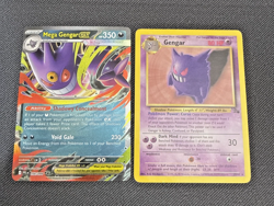 Gengar Fossil (#20/62) & Mega Gengar Ex (#56/94) Phantasmal-F Pokemon 2 Card Lot - Image 1