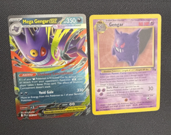 Gengar Fossil (#20/62) & Mega Gengar Ex (#56/94) Phantasmal-F Pokemon 2 Card Lot - Image 4