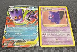 Gengar Fossil (#20/62) & Mega Gengar Ex (#56/94) Phantasmal-F Pokemon 2 Card Lot - Image 5