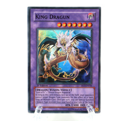 Yu-Gi-Oh! King Dragun FET-EN036 1st Edition Super Rare Holo TCG Card MP - Image 1