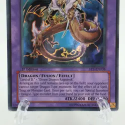 Yu-Gi-Oh! King Dragun FET-EN036 1st Edition Super Rare Holo TCG Card MP - Image 3