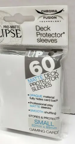 120 Ultra Pro Eclipse Pro-Matte Deck Protector Card Sleeves - WHITE SMALL Size - Image 5