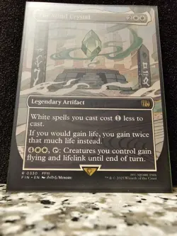 Final Fantasy MTG - The Wind Crystal Borderless Non-Foil (Near Mint) - Image 1