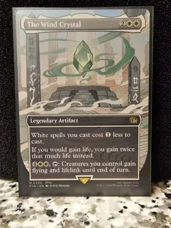 Final Fantasy MTG - The Wind Crystal Borderless Non-Foil (Near Mint) - Image 2