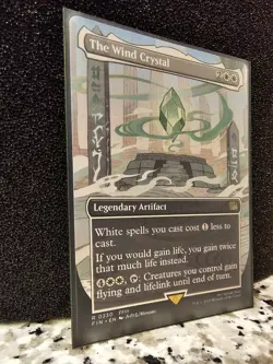 Final Fantasy MTG - The Wind Crystal Borderless Non-Foil (Near Mint) - Image 4