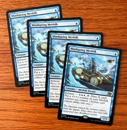 MTG 4x Mindspring Merfolk x4 - Aetherdrift, English - Image 1