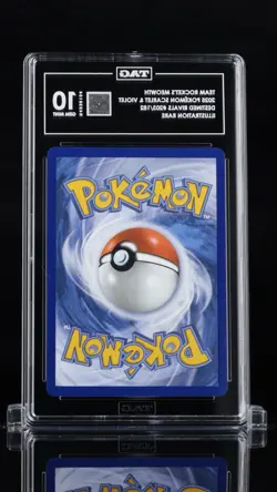 Team Rockets Meowth Pokemon Scarlet & Violet Destined Rivals #203/182 IR TAG 10 - Image 2