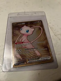 Mew Ex 205/165 Ultra Premium Gold Metal Promo English 2023 Pokemon SV 151 NM - Image 1