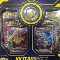 2022 Pokemon TCG Jolteon VMAX Premium Collection Box Factory Sealed - Image 4