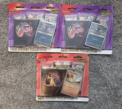 Pokemon TCG Ascended Heroes 3-Booster Tech Sticker Collection Lot of 3 - Image 1