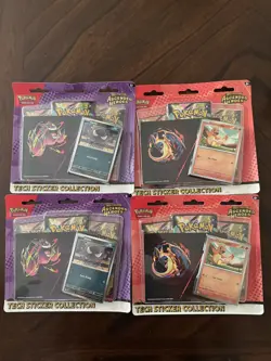 Pokemon Ascended Heroes Tech Sticker Collection Lot of 4 - Image 1
