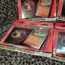 NEW Lot of (4) Pokemon Ascended Heroes Tech Sticker Collection Charmander Promo - Image 5